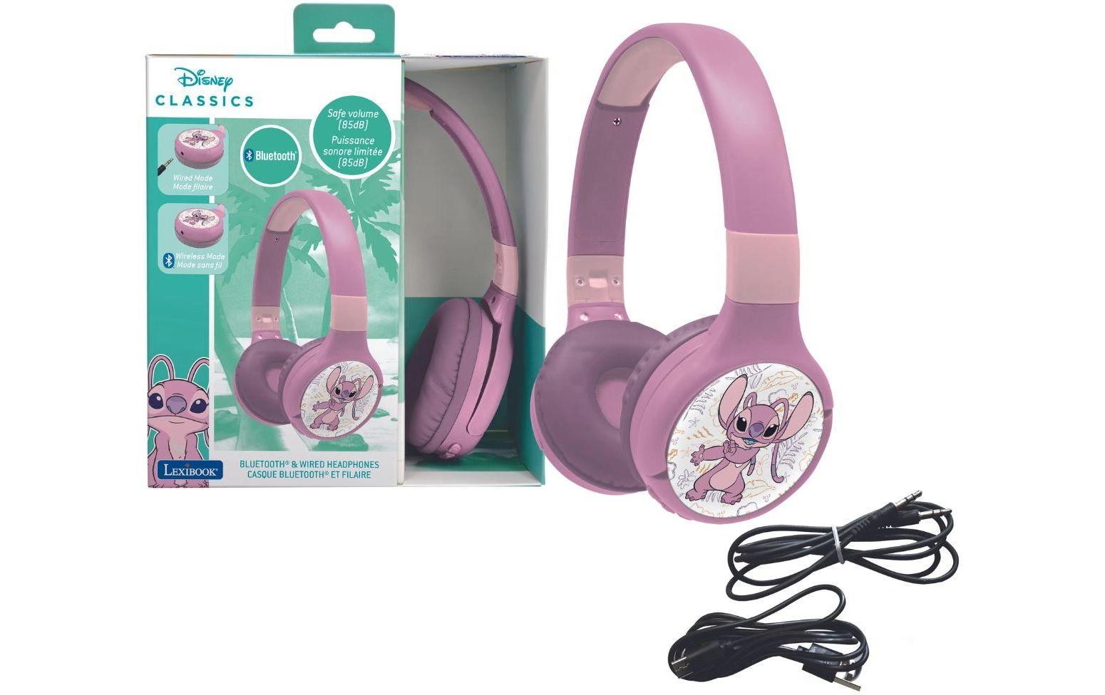 Lexibook Disney Stitch Angel 2in1 Bluetooth-Kopfhörer Rosa Lexibook Disney Stitch Angel 2in1 Bluetooth-Kopfhörer Rosa