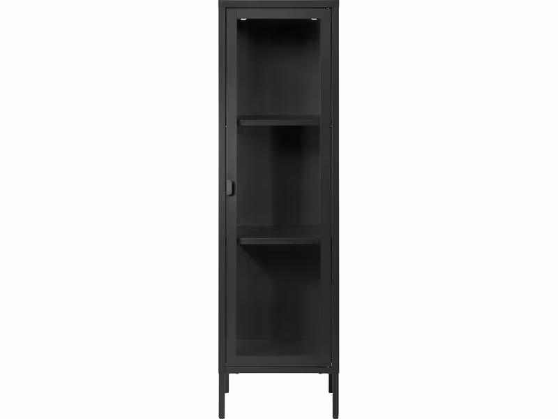 House Nordic Vitrine Brisbane 140 x 40 cm, Schwarz House Nordic Vitrine Brisbane 140 x 40 cm, Schwarz