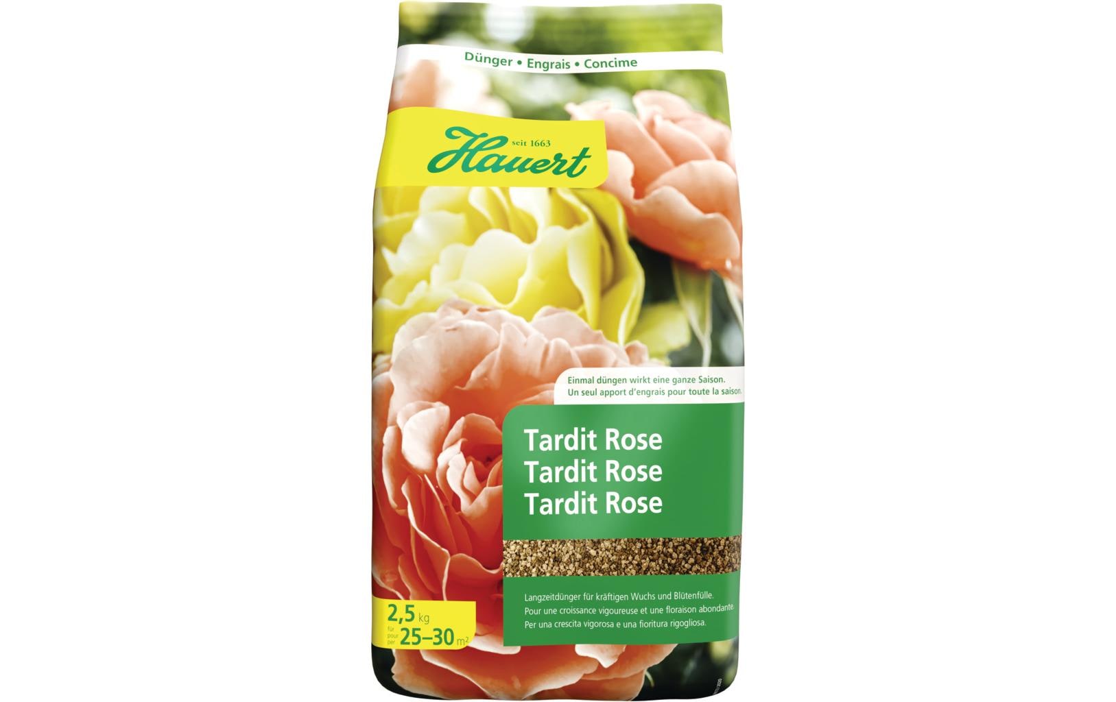 Hauert Langzeitdünger Tardit Rose 2,5 kg Hauert Langzeitdünger Tardit Rose 2,5 kg