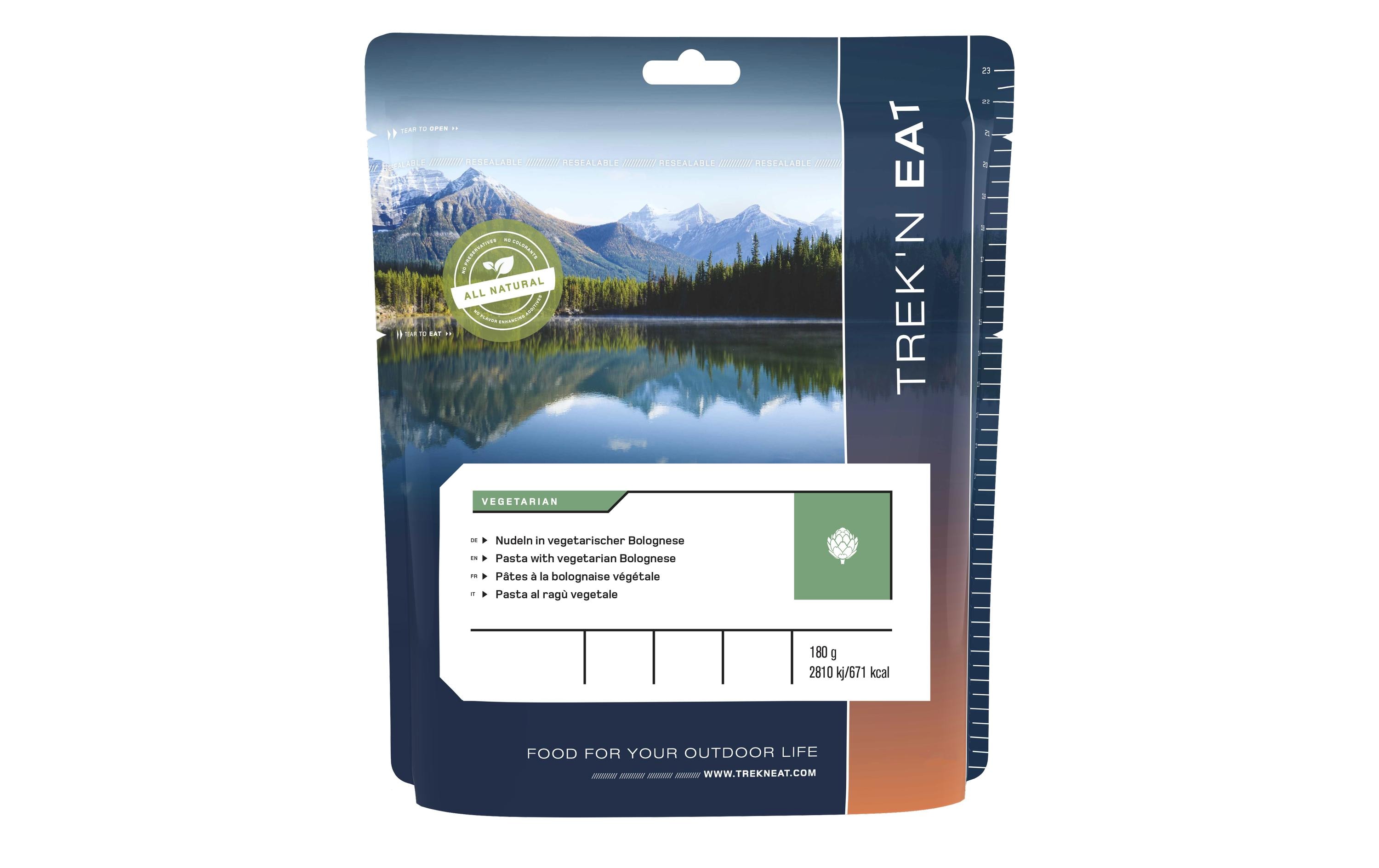 Trek 'N Eat Hauptgericht Nudeln in vegetarischer Bolognese Trek 'N Eat Hauptgericht Nudeln in vegetarischer Bolognese