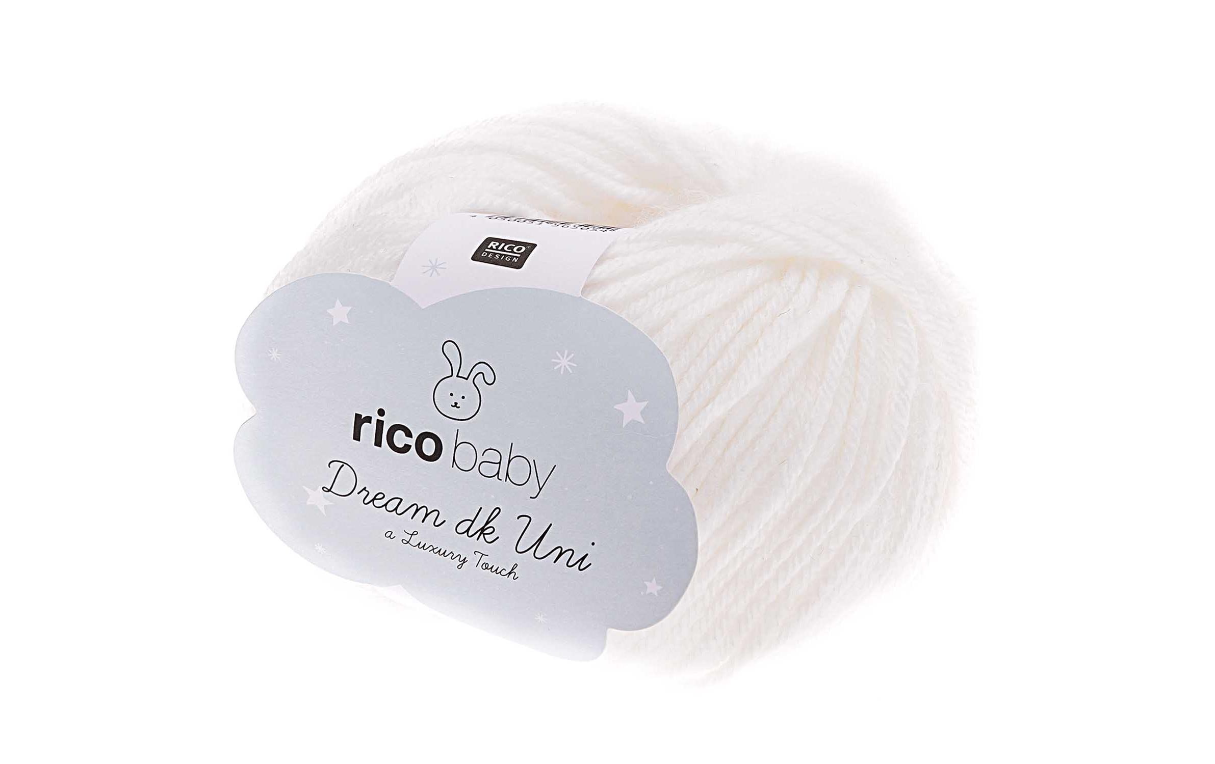 Rico Design Wolle Baby Dream Uni dk 50 g Weiss