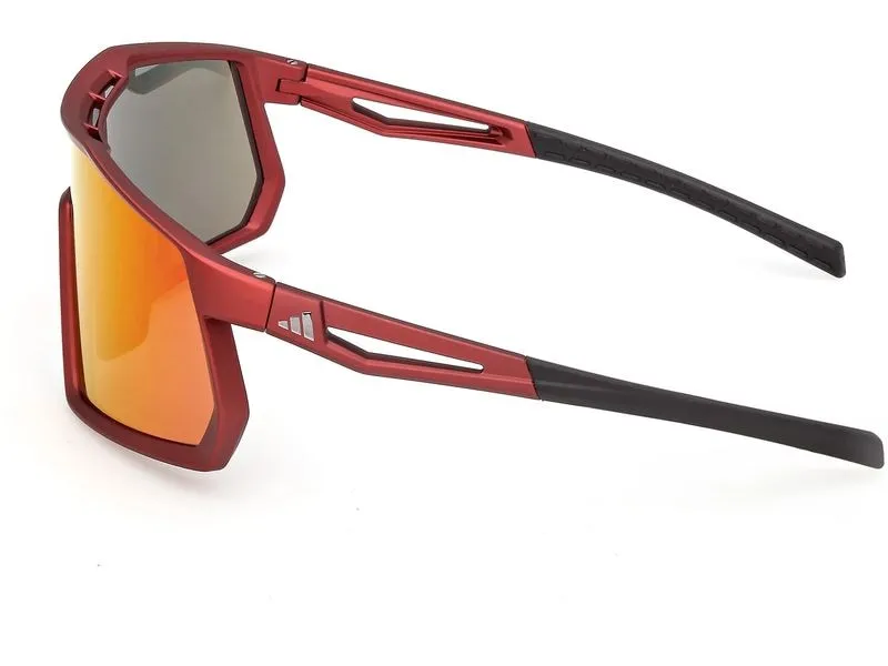 adidas Kentro SP0123 Sonnenbrille Matte Red, Roviex Mirror adidas Kentro SP0123 Sonnenbrille Matte Red, Roviex Mirror