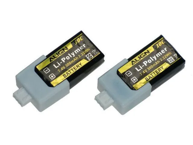 ALIGN RC-Akku LiPo 300 mAh 7.4 V 30C 2 Stück ALIGN RC-Akku LiPo 300 mAh 7.4 V 30C 2 Stück