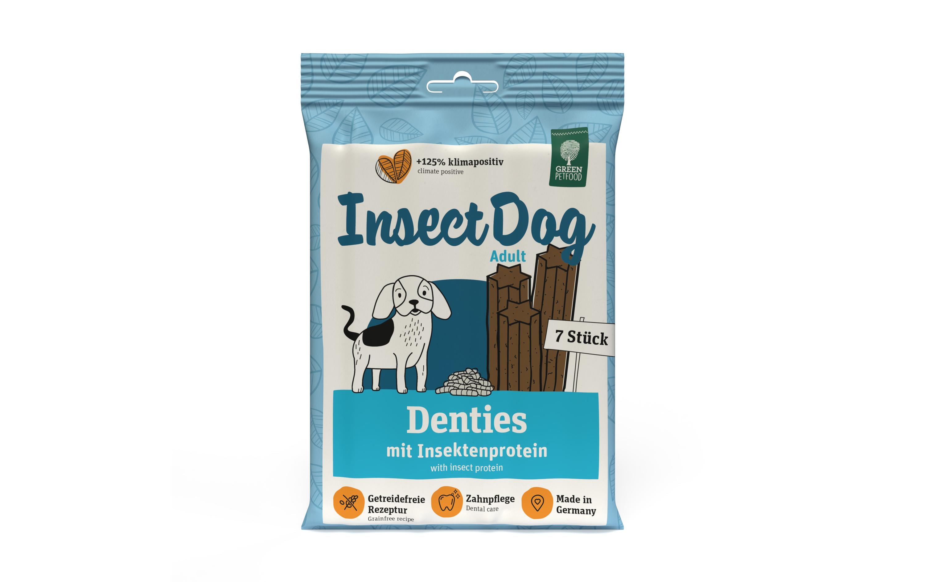 Green Petfood Kausnack InsectDog Denties, 180 g