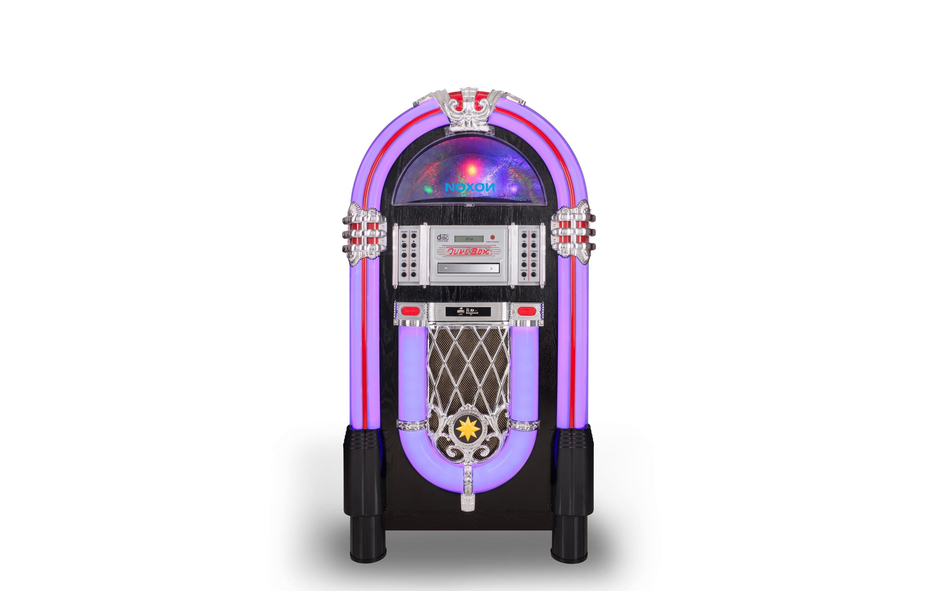 Noxon Musik-System Jukebox 1 Mehrfarbig/Schwarz/Silber