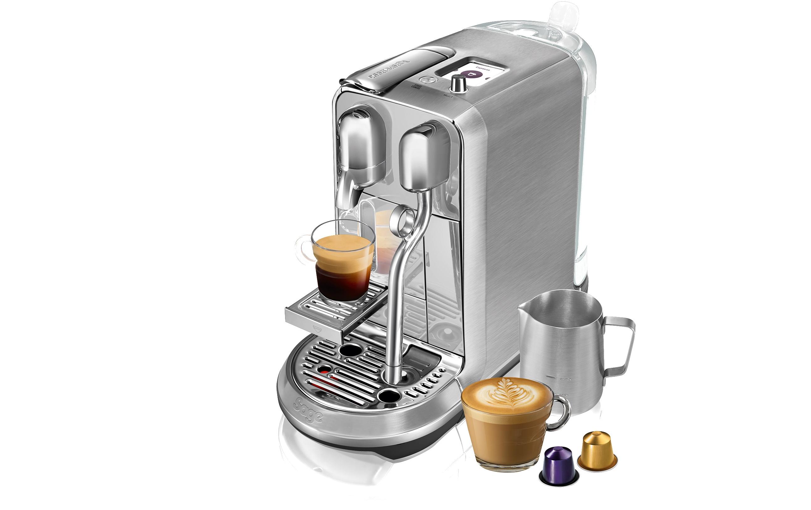 Sage Kaffeemaschine Nespresso Creatista Plus SNE800BSS Silber