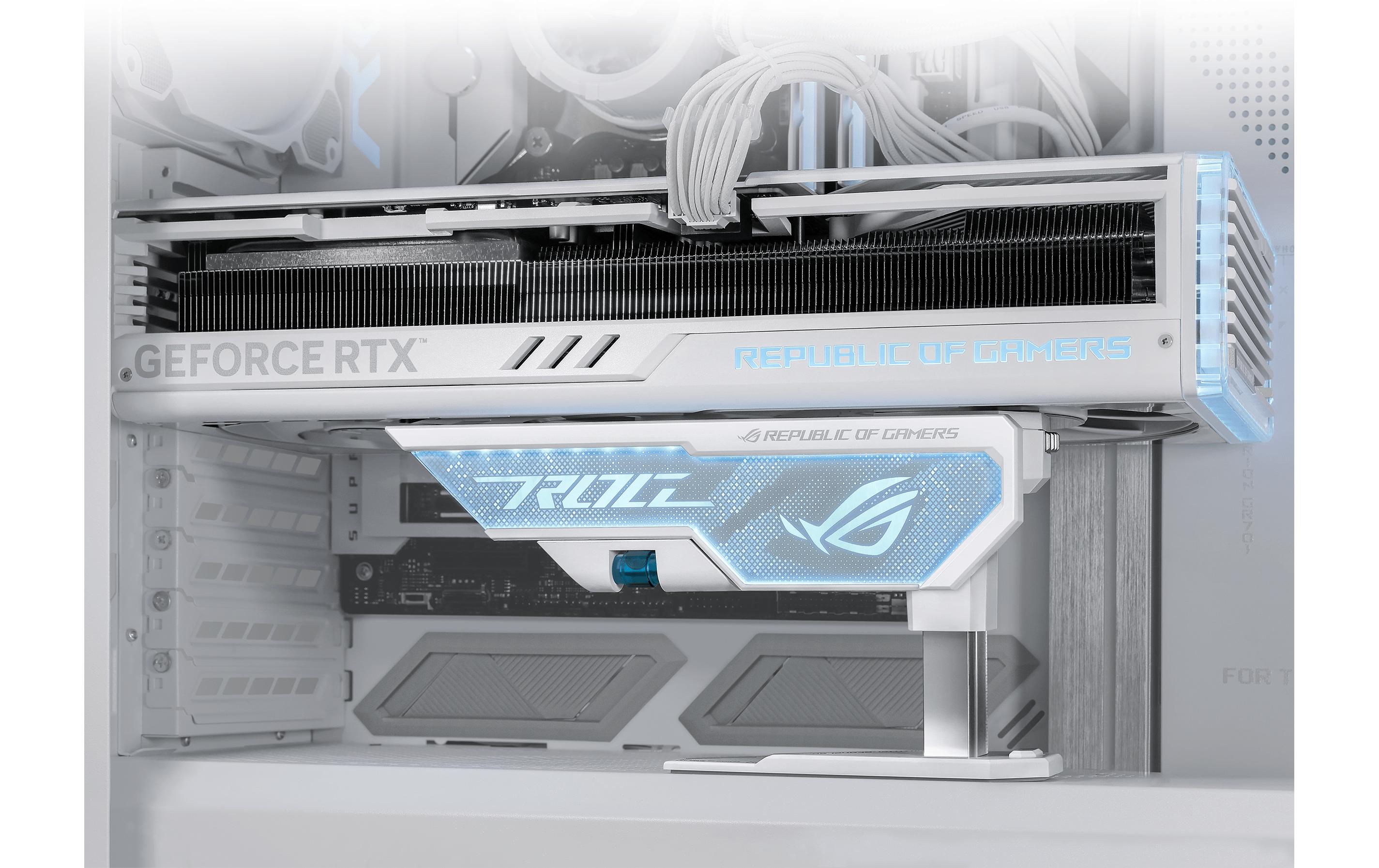 ASUS ROG ASUS ROG Herculx Grafikkartenhalter Weiss