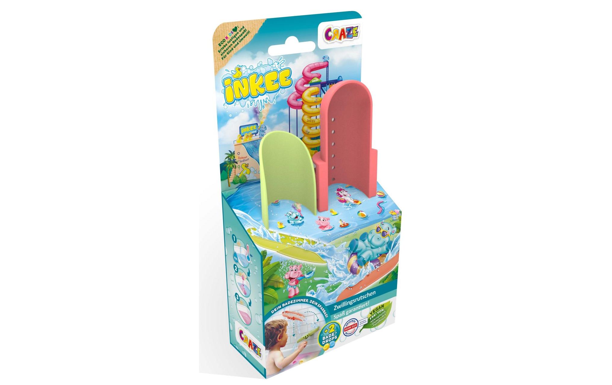 Craze Badespass Inkee Bad Doppelrutschen 2 Stück