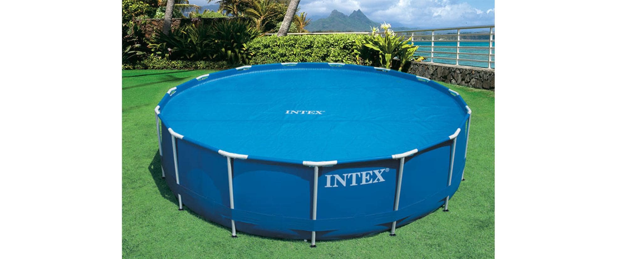 Intex Pool-Abdeckplane Ø 305 cm Solar