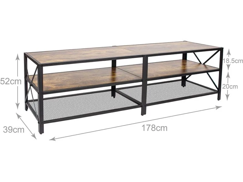 relaxdays für 75 Zoll TV 52 x 180 cm Schwarz relaxdays für 75 Zoll TV 52 x 180 cm Schwarz