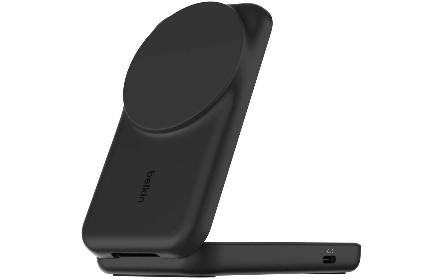 Belkin Wireless Charger UltraCharge 2in1 eckig, Schwarz