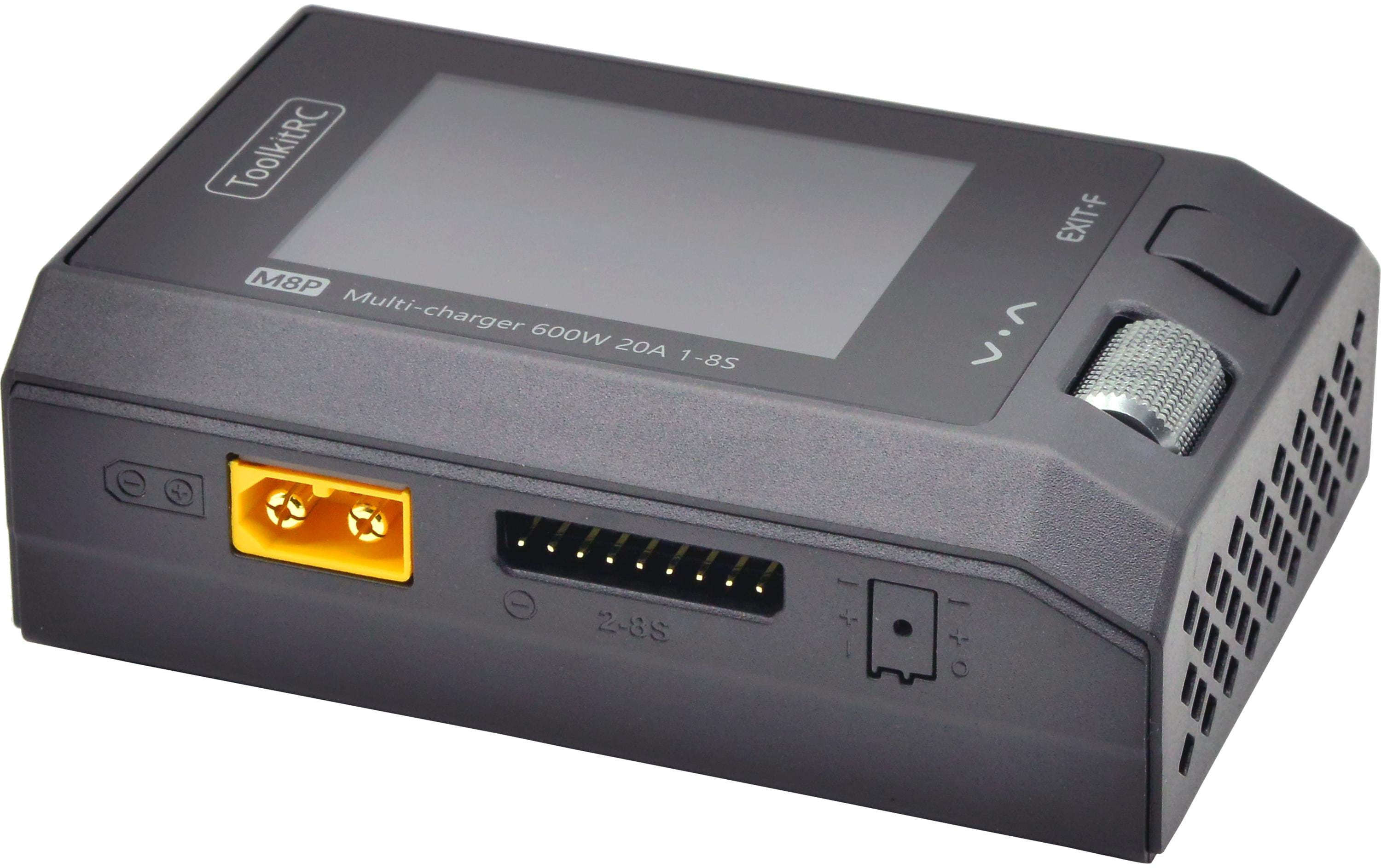 ToolkitRC Ladegerät M8P 1-8S, DC 600W ToolkitRC Ladegerät M8P 1-8S, DC 600W