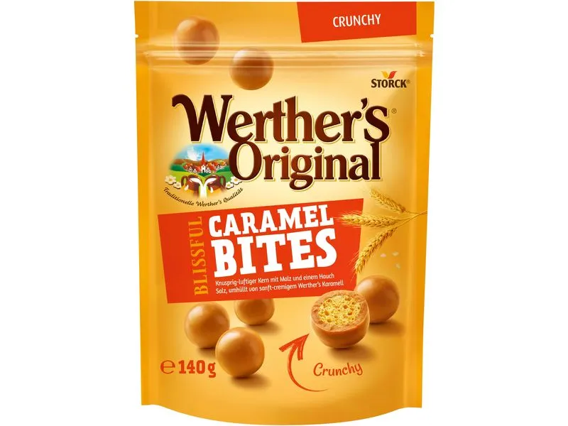Storck Werther's Original Caramel Bites Crunchy 140 g Storck Werther's Original Caramel Bites Crunchy 140 g