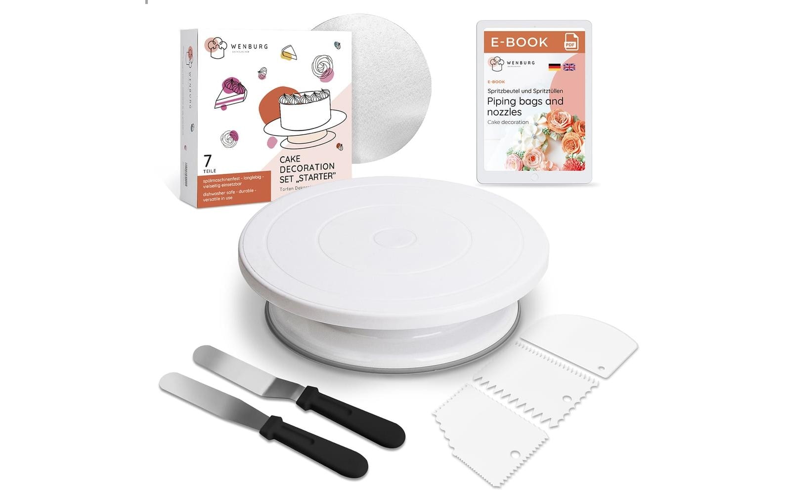 Wenburg Tortenset inkl. Tortenplatte Wenburg Tortenset inkl. Tortenplatte