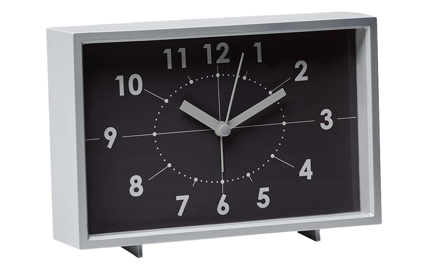 Chic Mic Tischuhr Vintage Clock – Rocket Schwarz/Weiss