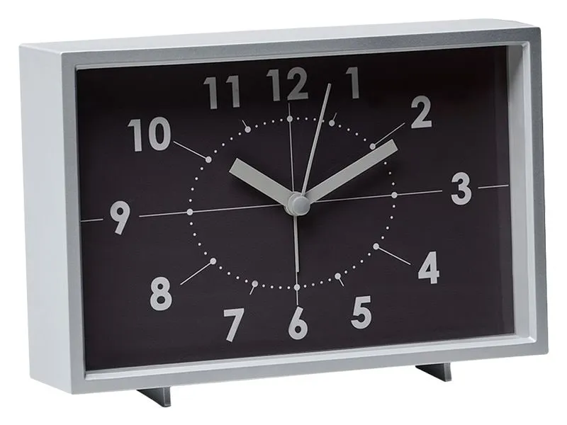 Chic Mic Tischuhr Vintage Clock – Rocket Schwarz/Weiss