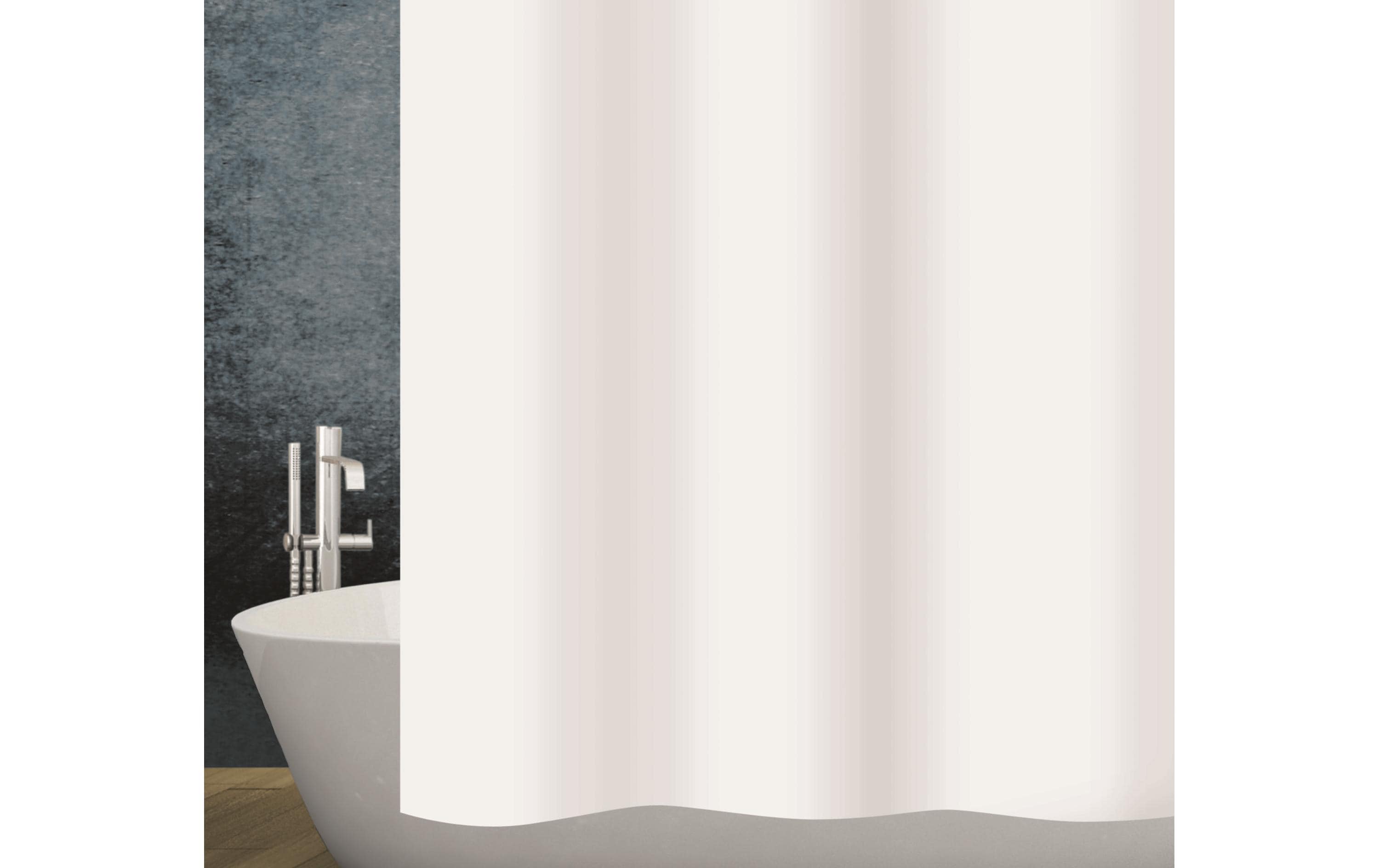 diaqua® Duschvorhang Basic 180 x 200 cm, Weiss