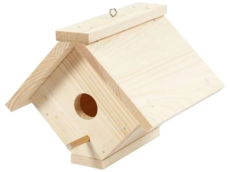 Creativ Company Holzartikel Vogelfutterhaus Set 14.5 x 16 x 13 cm Creativ Company Holzartikel Vogelfutterhaus Set 14.5 x 16 x 13 cm