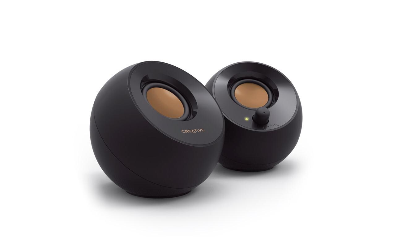 CREATIVE PC-Lautsprecher Pebble schwarz
