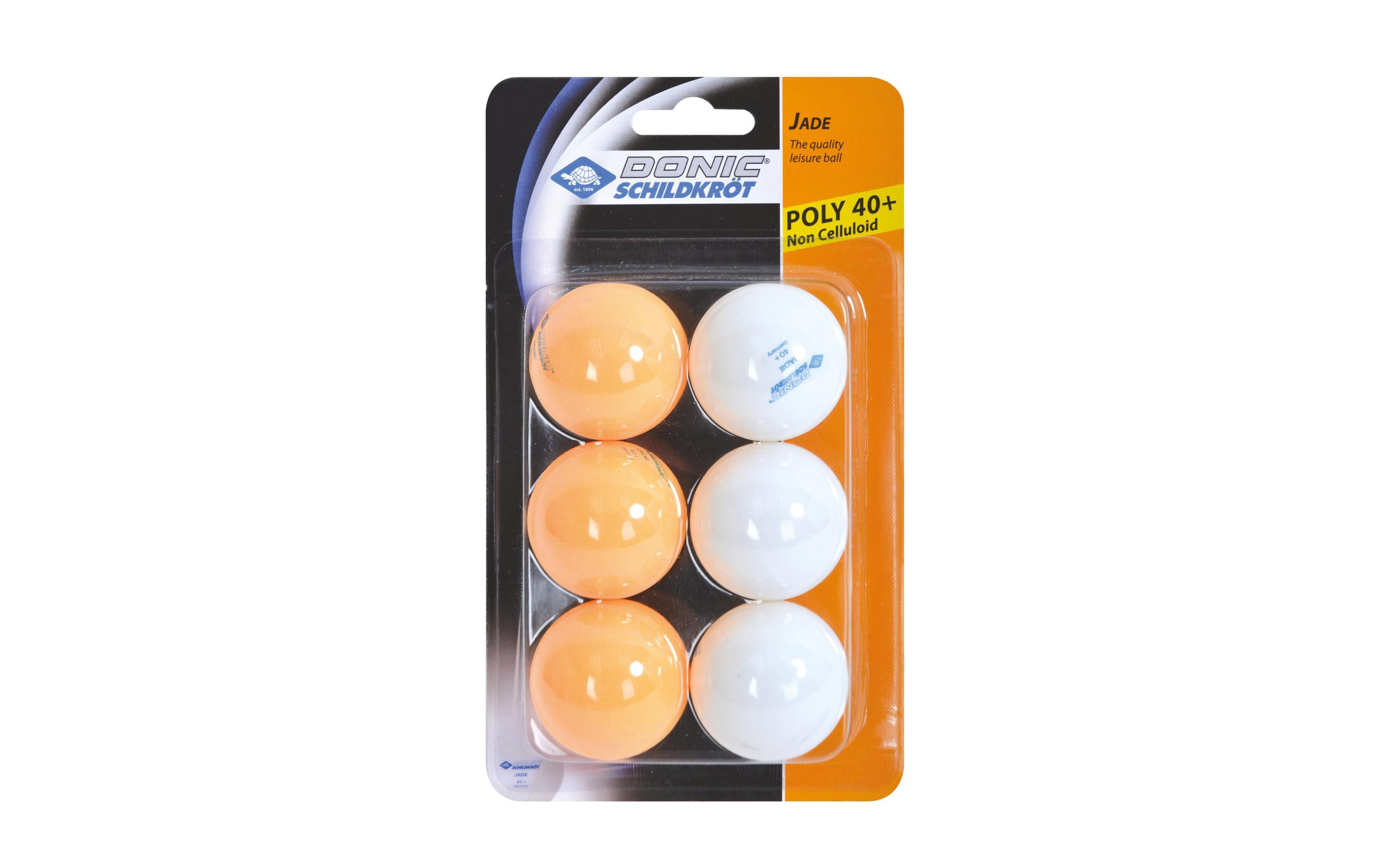 DONIC Schildkröt Tischtennisball Jade Freizeitball Poly 40+ DONIC Schildkröt Tischtennisball Jade Freizeitball Poly 40+