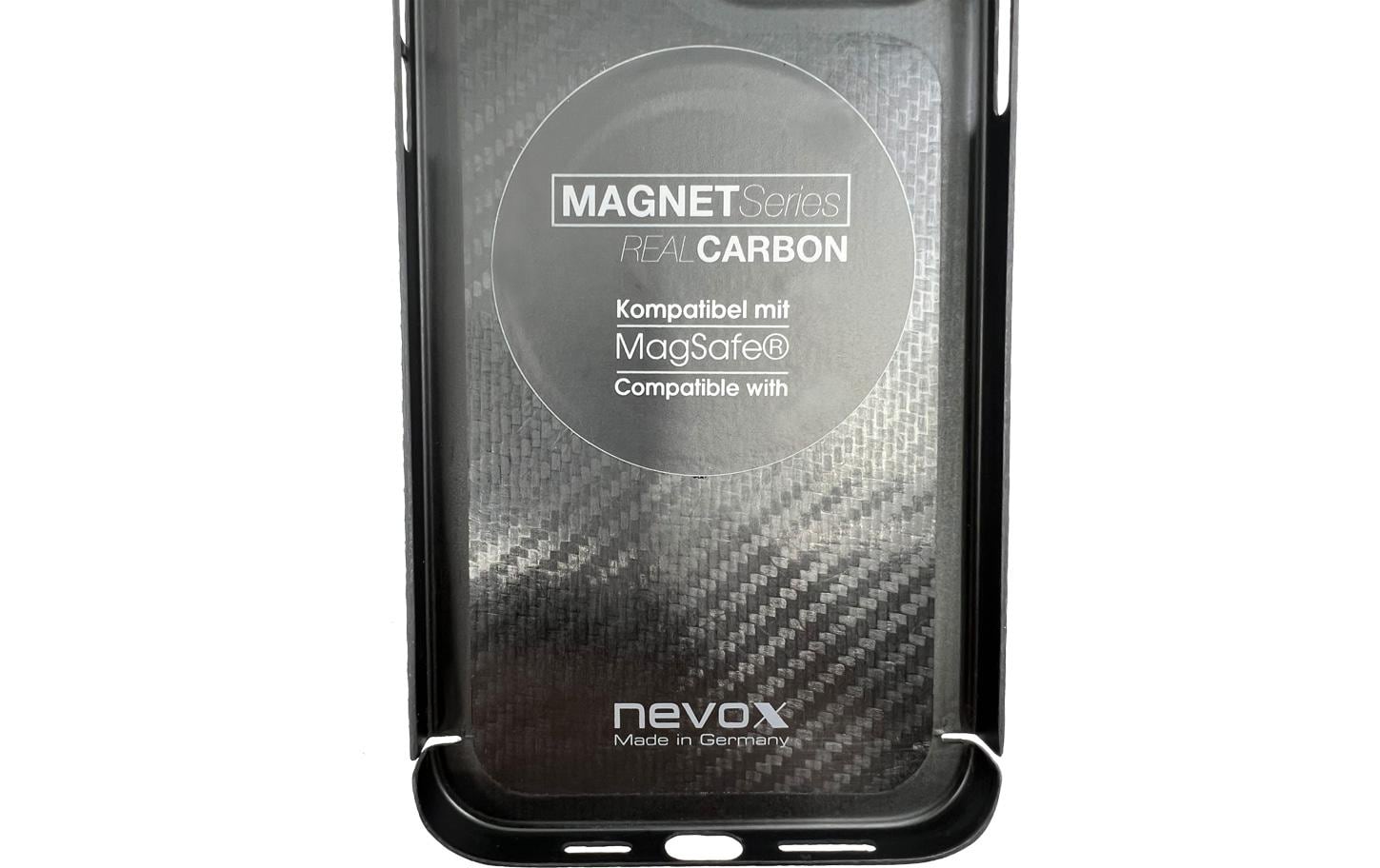 Nevox Back Cover Carbon Magnet Series iPhone 14 Pro Schwarz