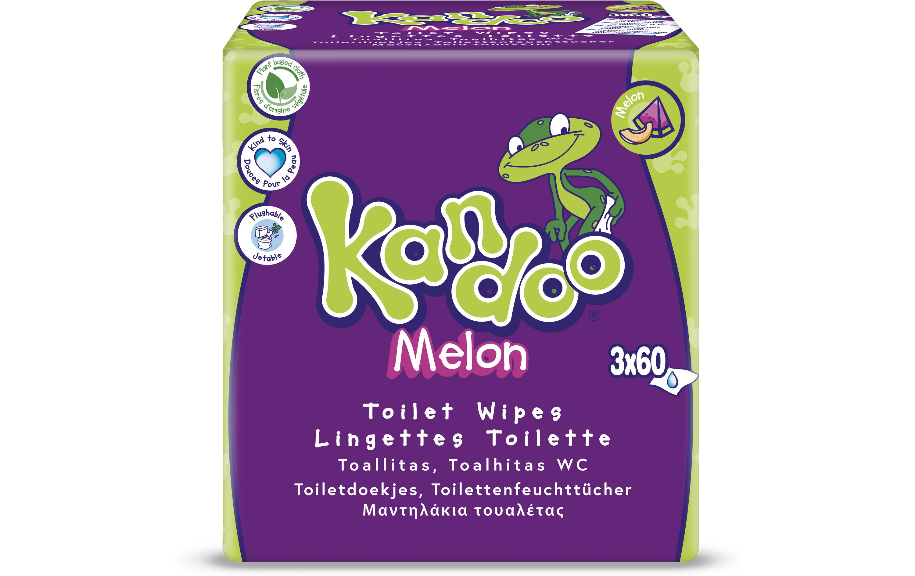 Kandoo Feuchttücher Melon 3x 60 Stück Kandoo Feuchttücher Melon 3x 60 Stück