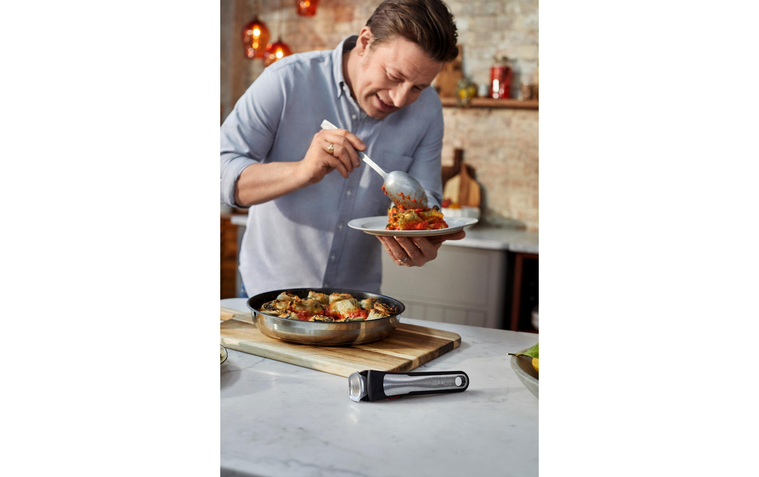 Tefal Pfannen-Set Jamie Oliver Ingenio On 3-teilig 24 cm/28 cm