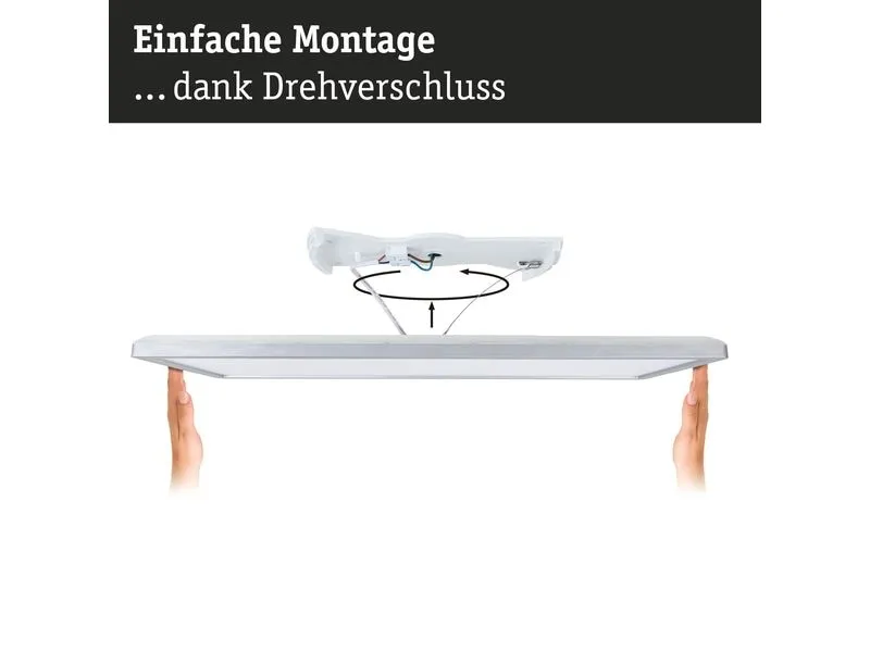 Paulmann LED Panel Atria Shine IP44 eckig 560 x 200 mm