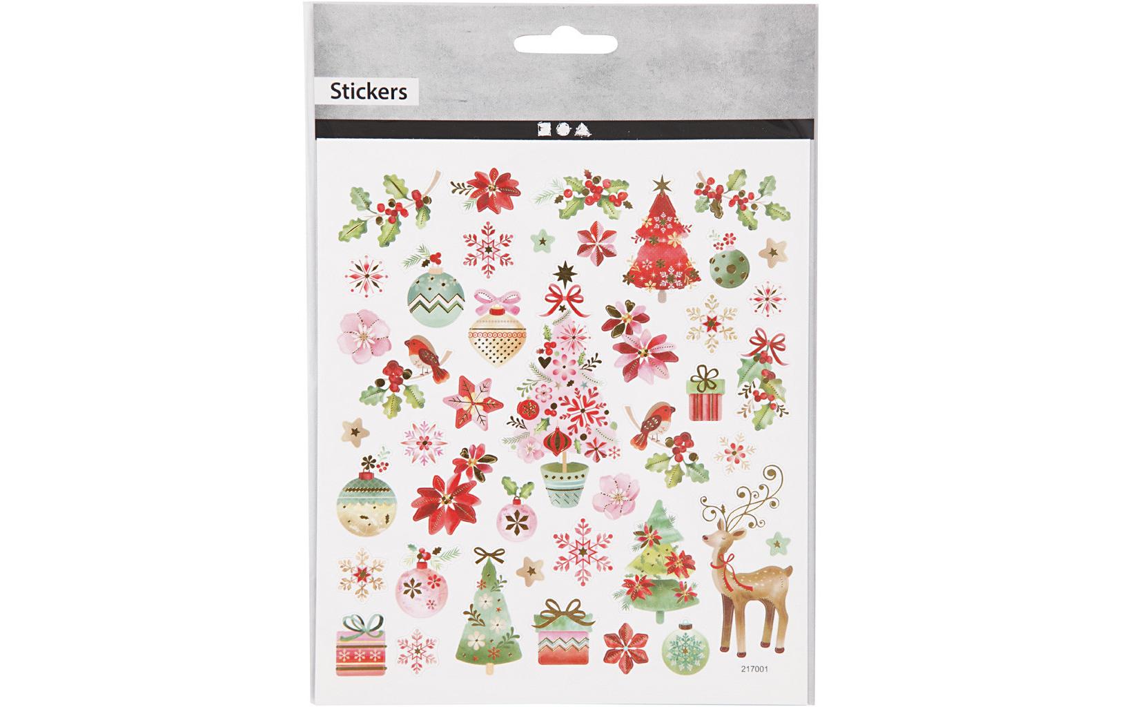 Creativ Company Weihnachtssticker Romantische Weihnachtszeit Weihnachten