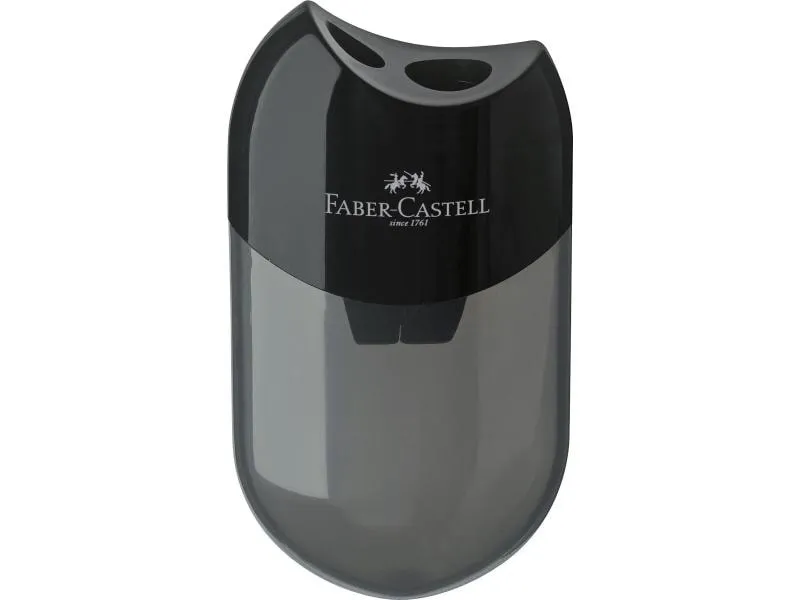Faber-Castell Spitzer Doppelspitzdose, Schwarz