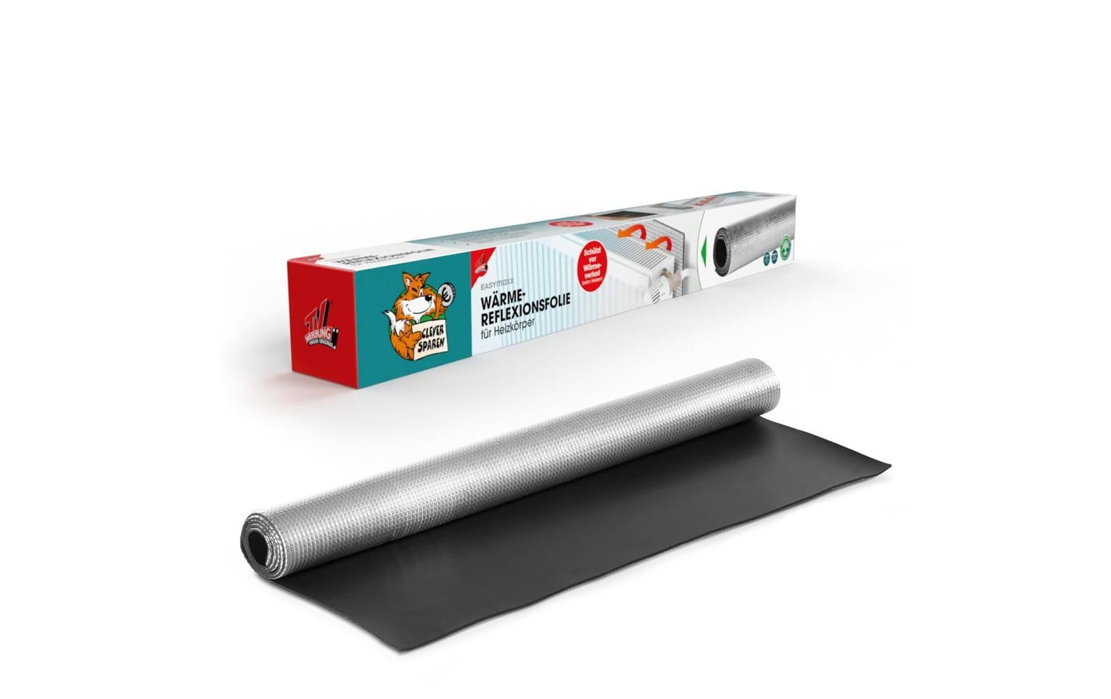 EASYmaxx Wärme-Reflexionsfolie zuschneidbar – Silber