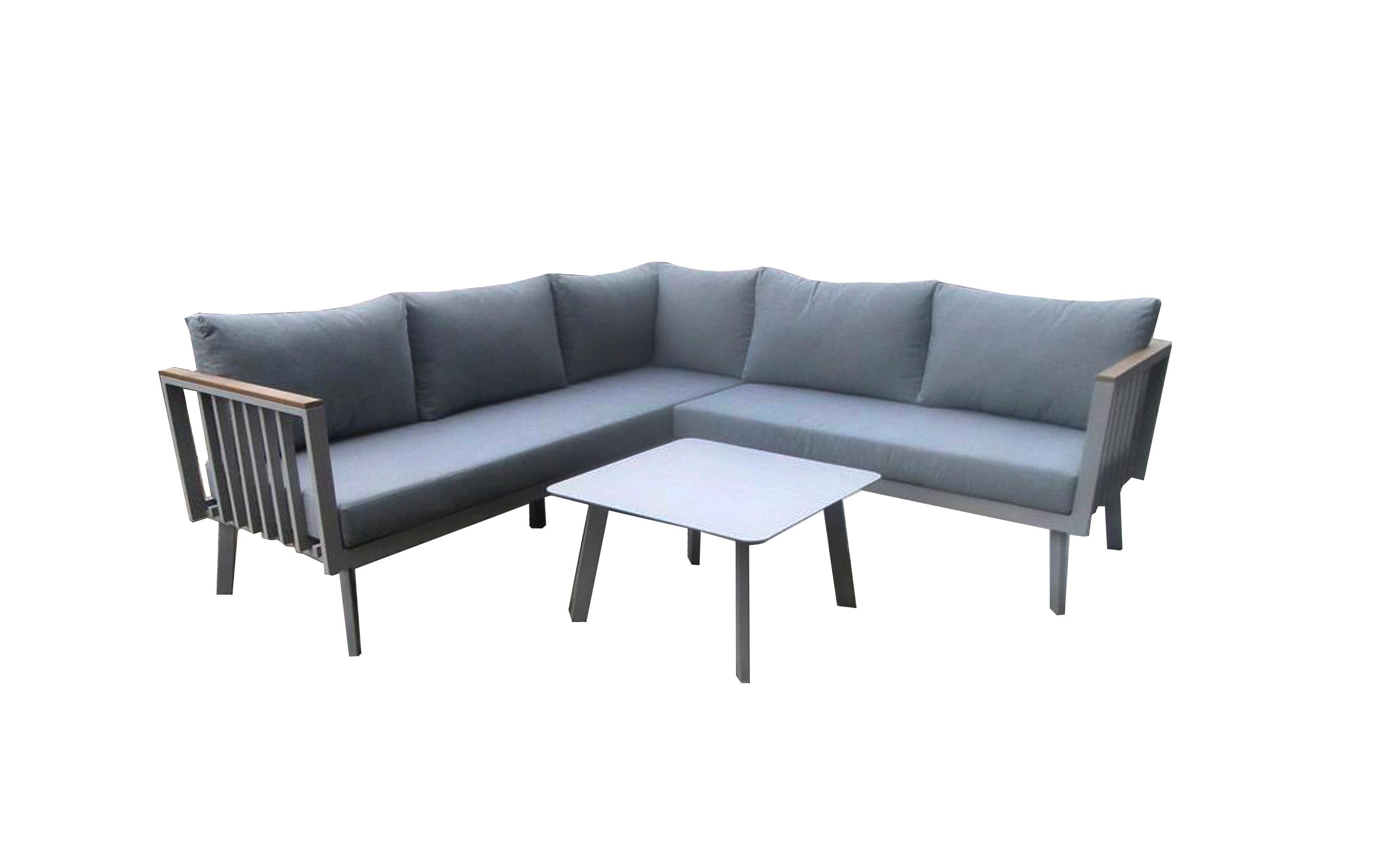 Acamp Loungeset Gondola, 3-teilig, Teakfarbe