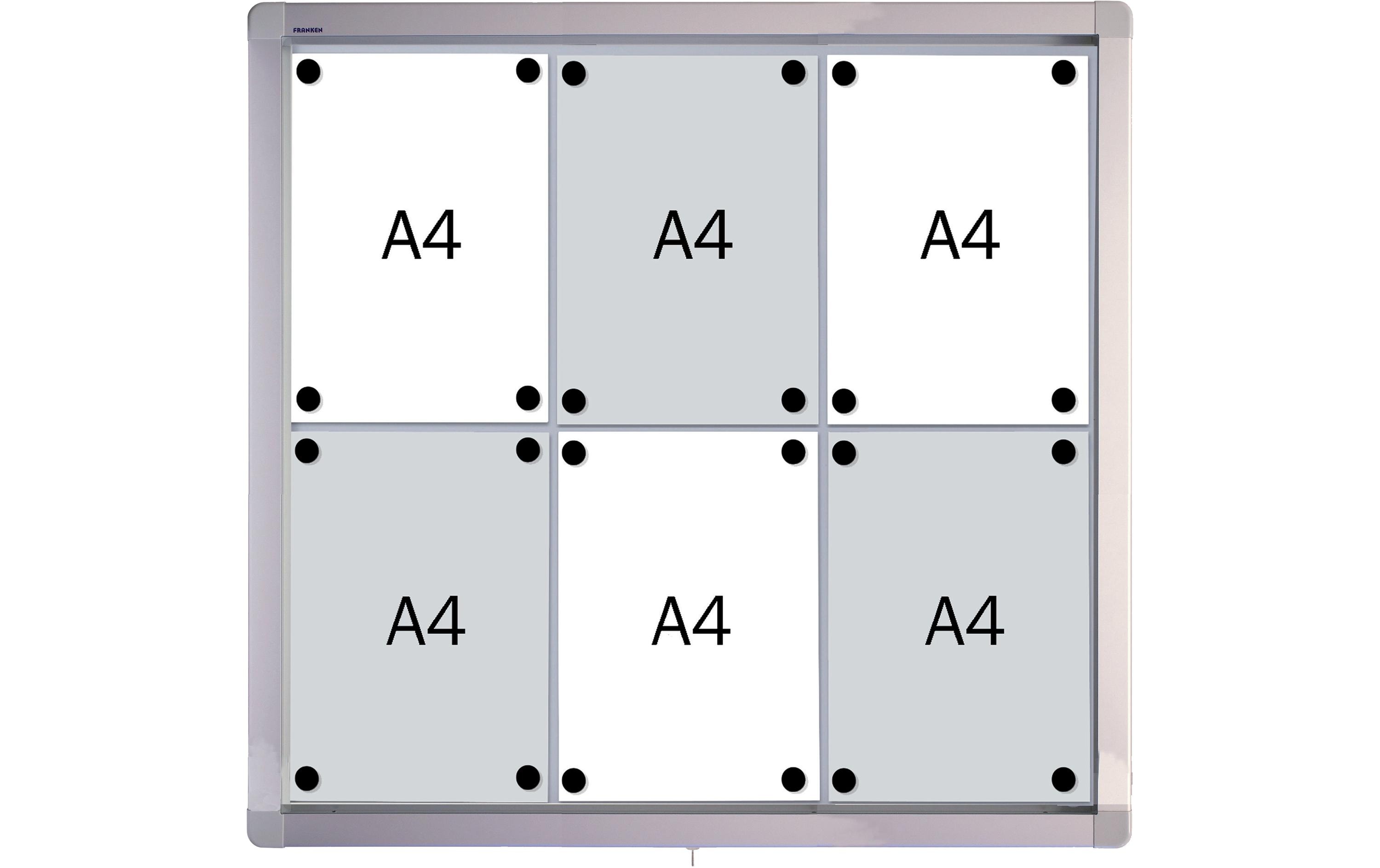 Franken Schaukasten ECO Magnetisch 6 x A4 Franken Schaukasten ECO Magnetisch 6 x A4