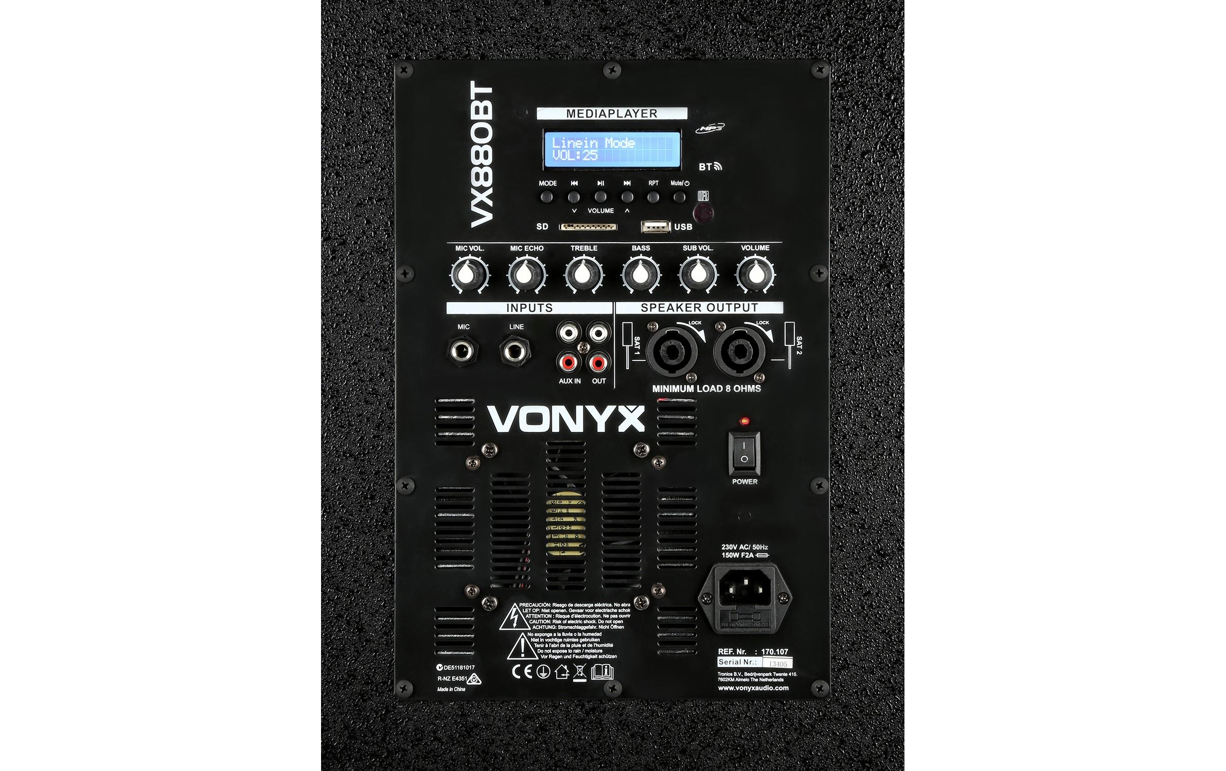 Vonyx PA-System VX880BT