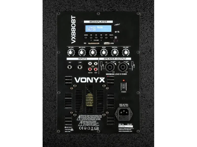 Vonyx PA-System VX880BT Vonyx PA-System VX880BT
