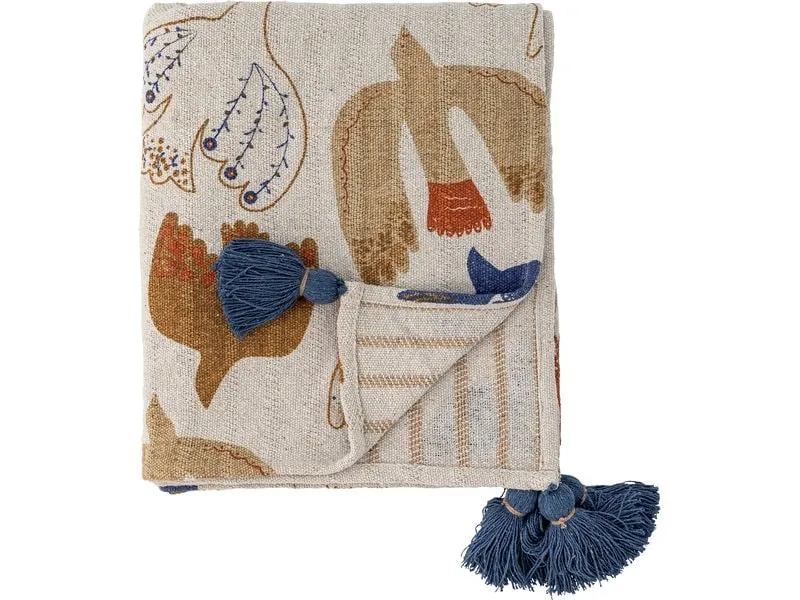 Bloomingville Decke Anniversary 160 x 130 cm, Mehrfarbig Bloomingville Decke Anniversary 160 x 130 cm, Mehrfarbig