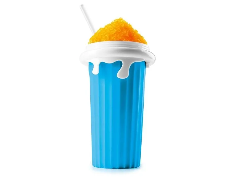 GOURMETmaxx Slushy Ice Maker 0.33 l, Blau/Weiss GOURMETmaxx Slushy Ice Maker 0.33 l, Blau/Weiss
