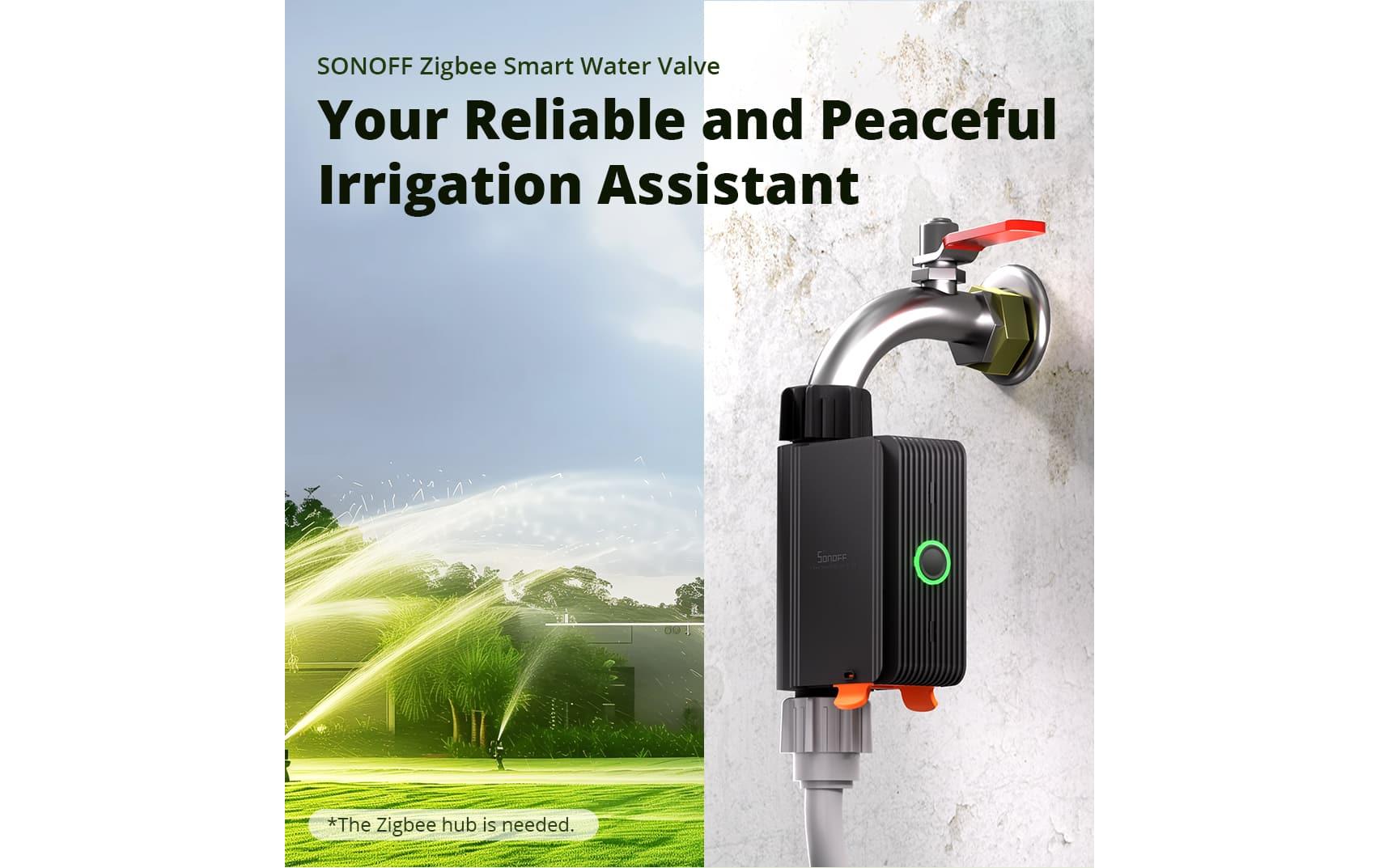 SONOFF ZigBee-Smart Water Valve DC 6 V