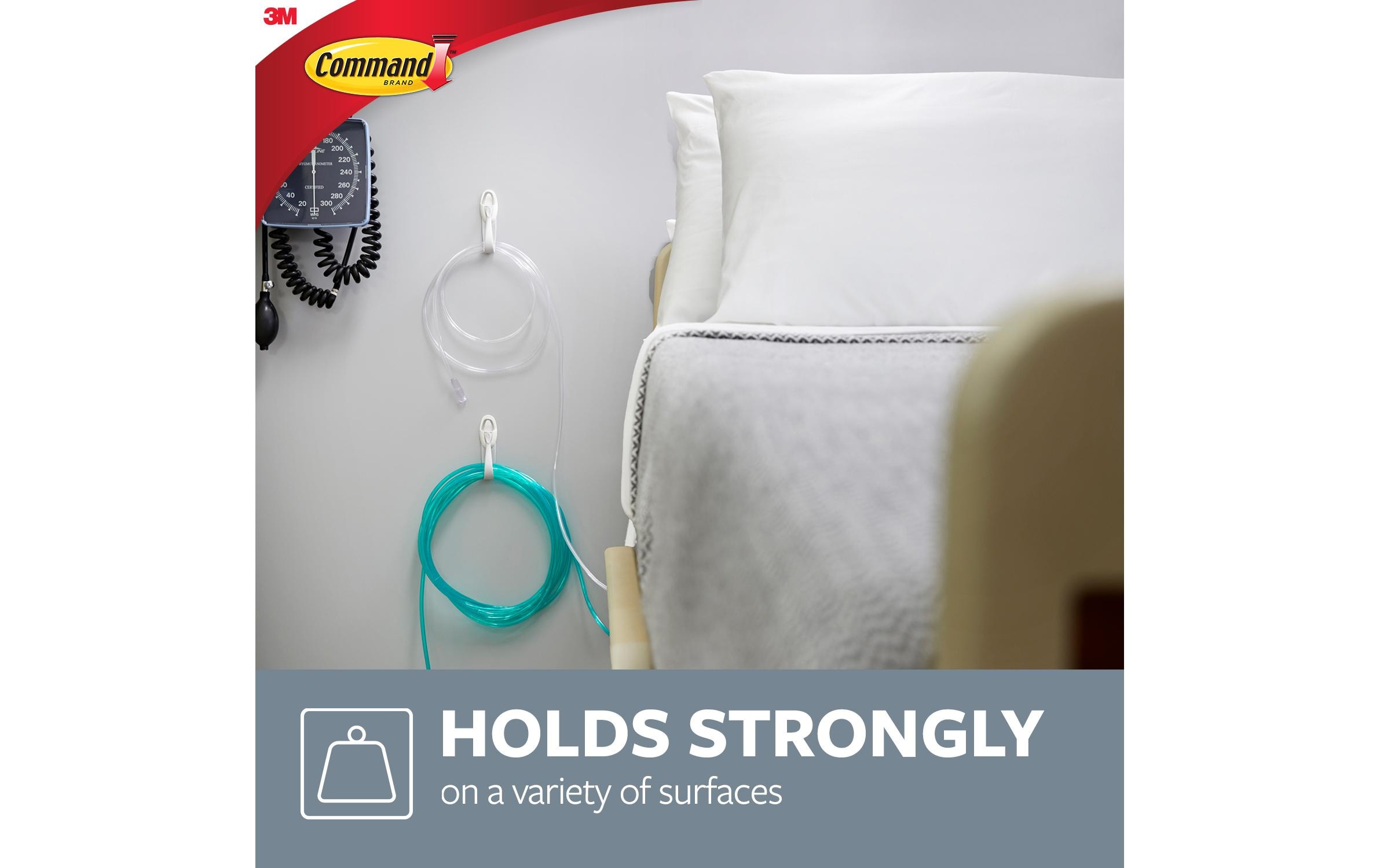 Command Kabelhänger M 5 cm x 2 mm Weiss 50 mm x 2 mm