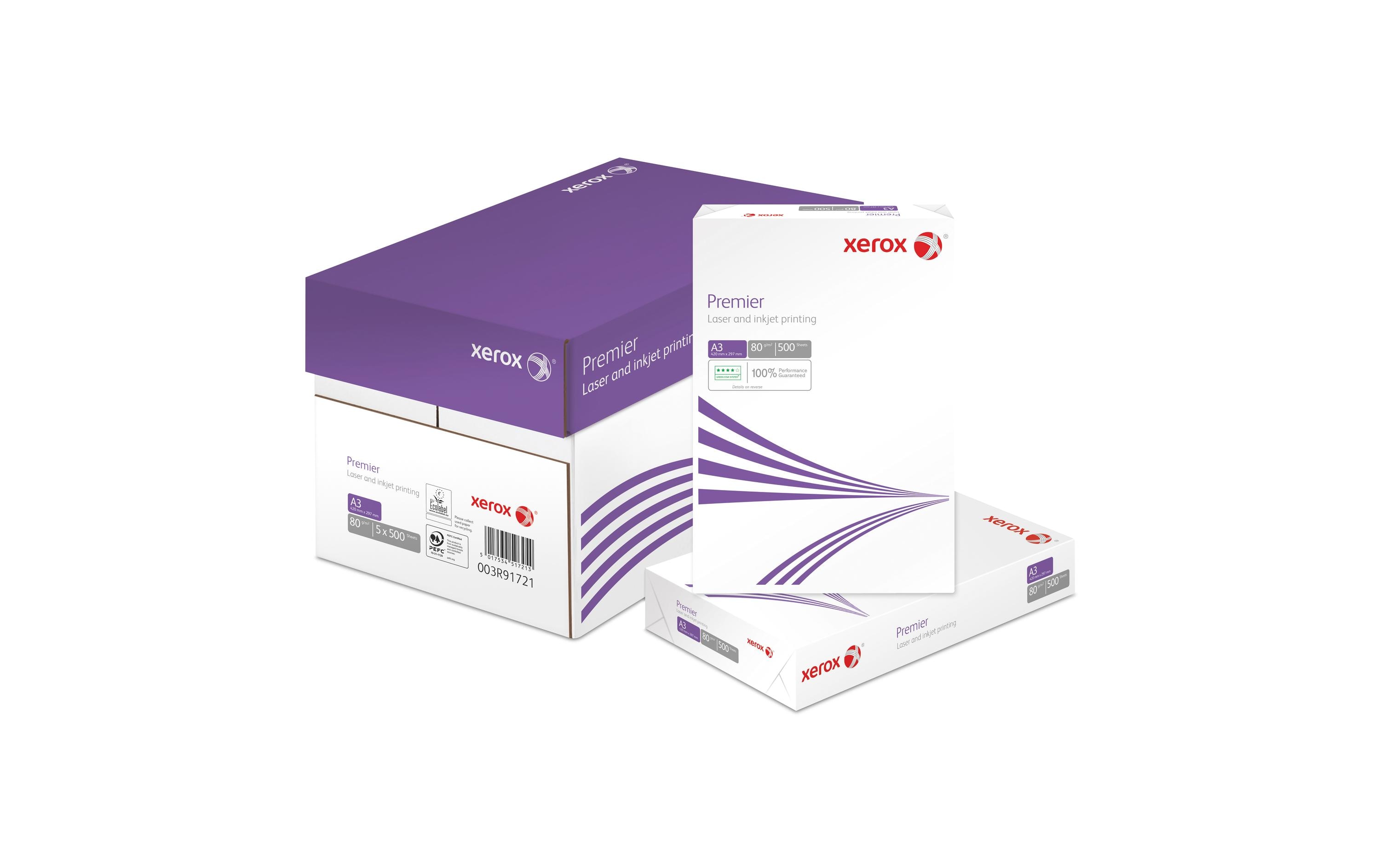 Antalis Kopierpapier Xerox Premier A3, Weiss, 80 g/m², 2500 Blatt Antalis Kopierpapier Xerox Premier A3, Weiss, 80 g/m², 2500 Blatt