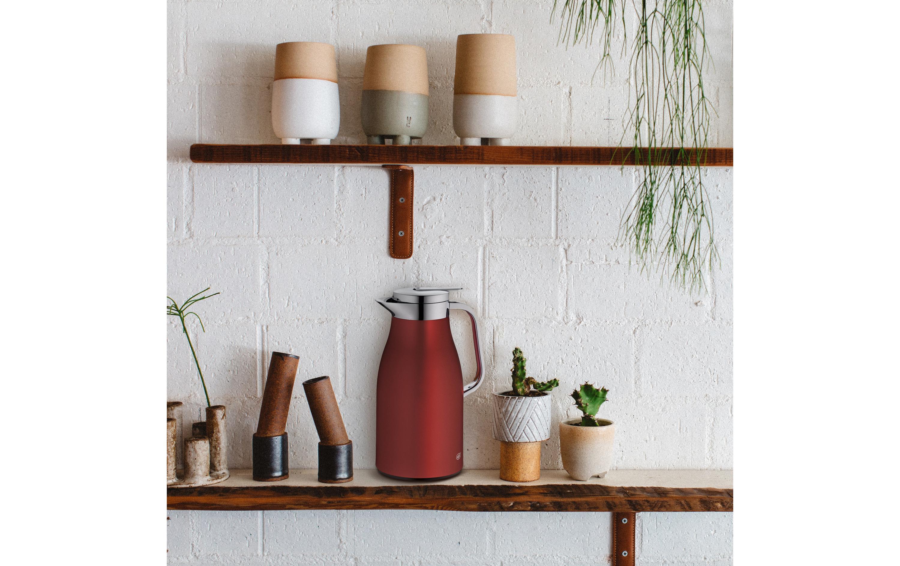 Alfi Thermoskanne Skyline 1000 ml, Dunkelrot