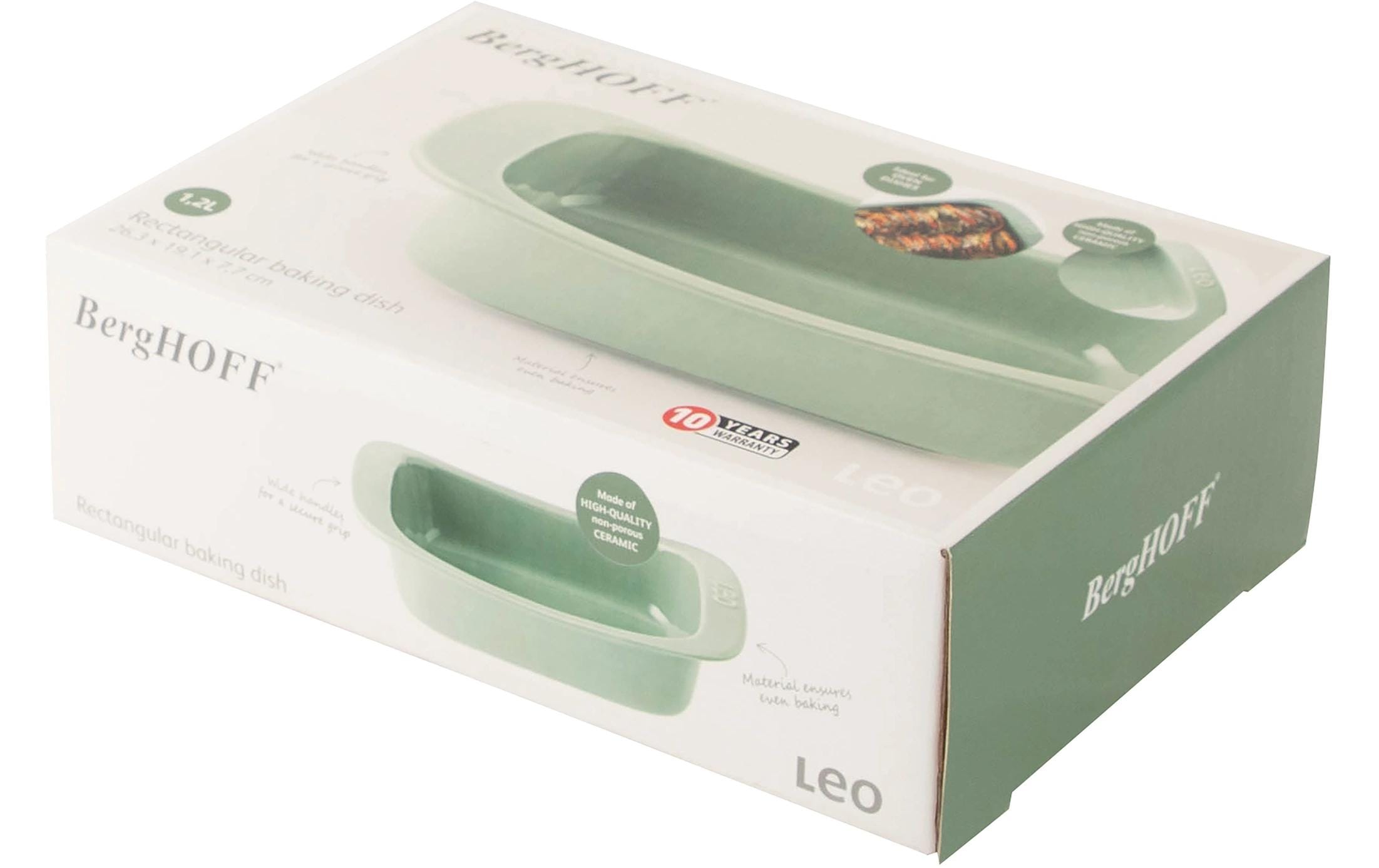 BergHOFF Auflaufform Leo Balance Sage Eckig, Grün