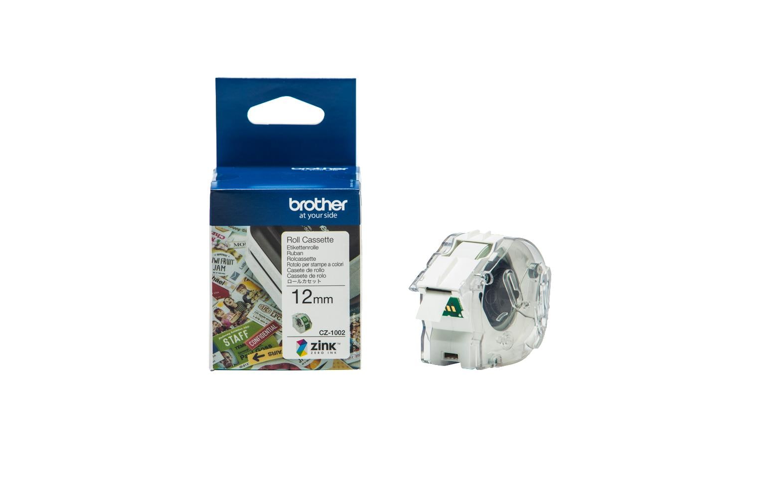 Brother Etikettenrolle CZ1002 ZINK 12 mm x 5 m Brother Etikettenrolle CZ1002 ZINK 12 mm x 5 m