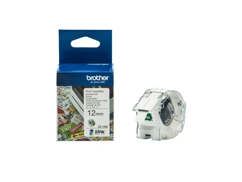 Brother Etikettenrolle CZ1002 ZINK 12 mm x 5 m Brother Etikettenrolle CZ1002 ZINK 12 mm x 5 m