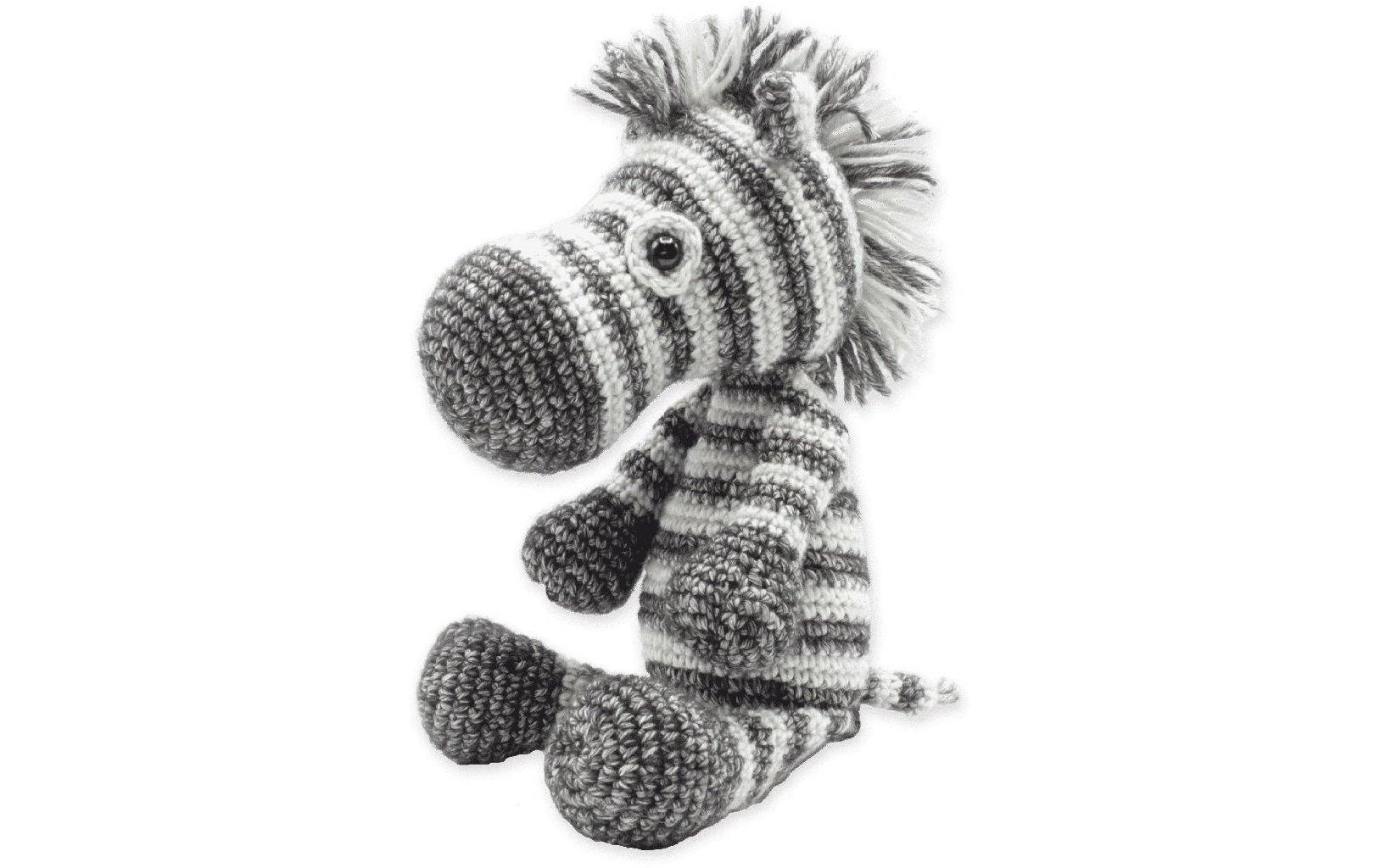 Hardicraft Häkelset Dirk Zebra 25 cm Hardicraft Häkelset Dirk Zebra 25 cm