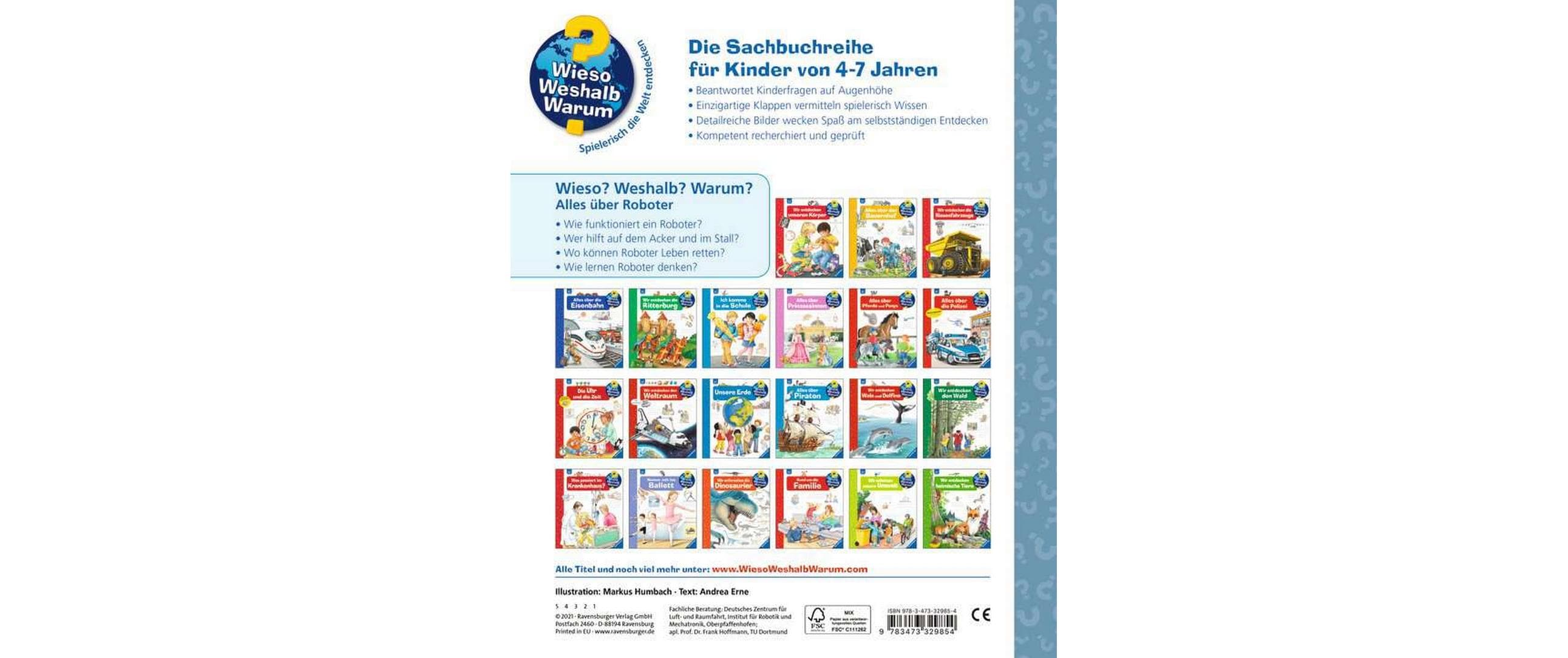 Ravensburger Kinder-Sachbuch WWW Alles über Roboter Ravensburger Kinder-Sachbuch WWW Alles über Roboter