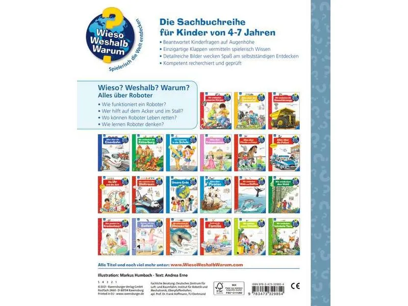 Ravensburger Kinder-Sachbuch WWW Alles über Roboter Ravensburger Kinder-Sachbuch WWW Alles über Roboter