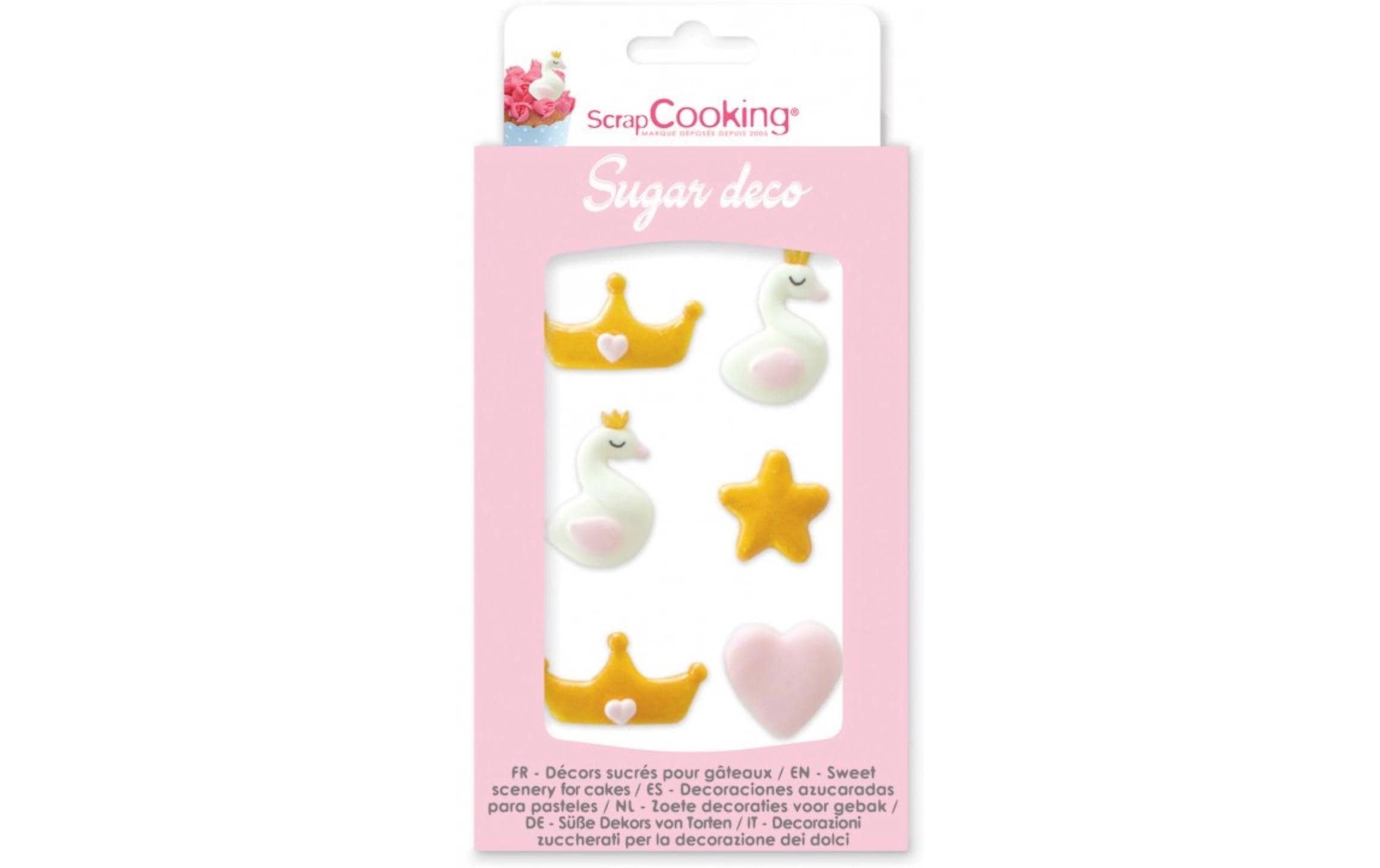 ScrapCooking Zuckerdekore Prinzessin 6 Stück ScrapCooking Zuckerdekore Prinzessin 6 Stück