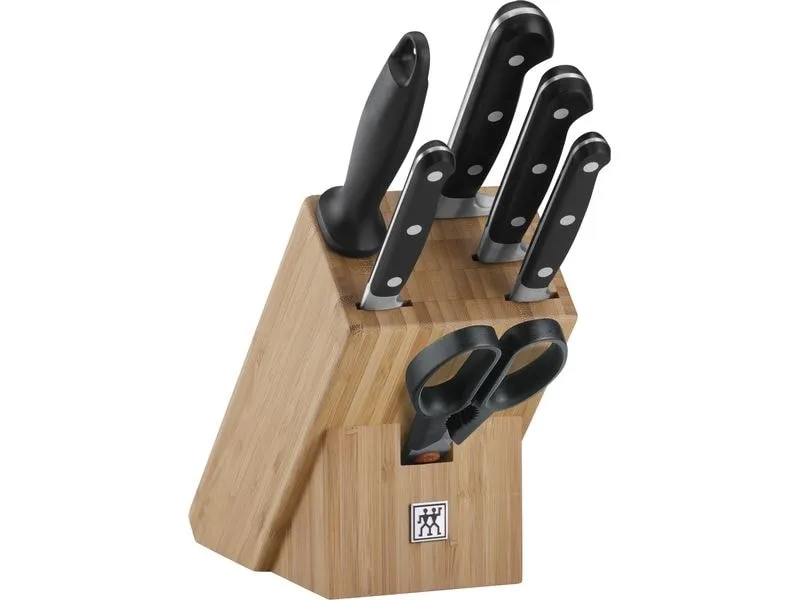 Zwilling Messerblock-Set mit Messer Professional S Bambus, 7-teilig Zwilling Messerblock-Set mit Messer Professional S Bambus, 7-teilig