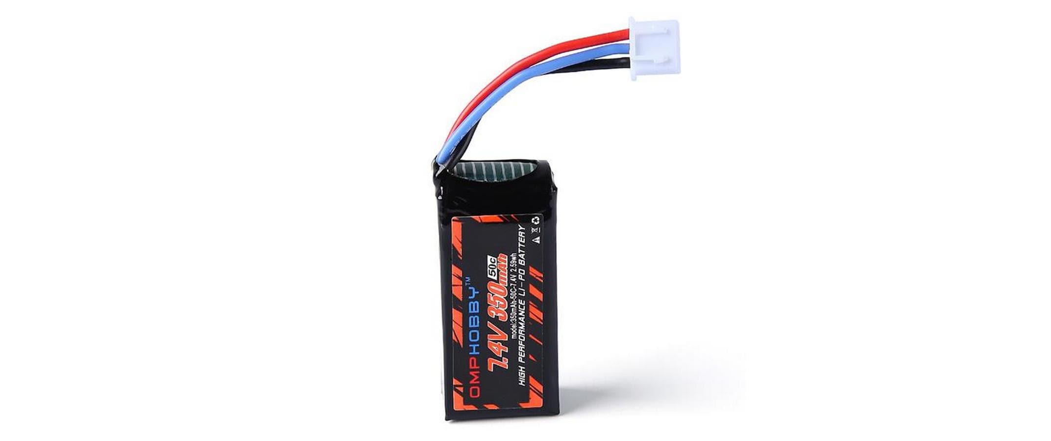 OMPHobby RC-Akku LiPo 350 mAh 7.4 V 50C OMP M1 Evo